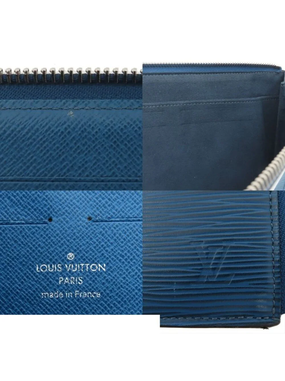 Louis Vuitton Pochette Jules PM Blue Celeste Epi Leather